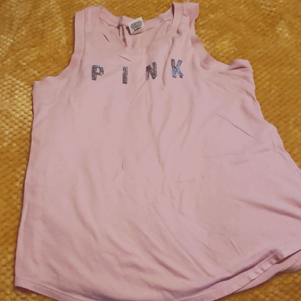 NWOT Pink by Victoria's Secret racer back tank
